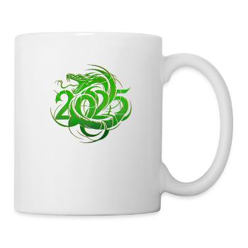 Fantasy Drache Anime Drachenkopf Mythos Reptilienschlange - Tasse - Weiß - Rechts