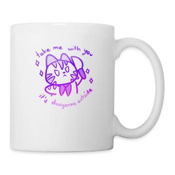 Take me with you - Tasse - Weiß - Rechts