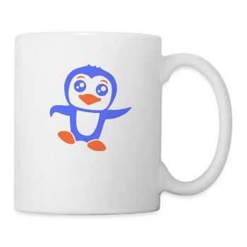 Mignon pingouin antarctique pôle sud zoo animal oiseau cool - Mug blanc - blanc - Droite