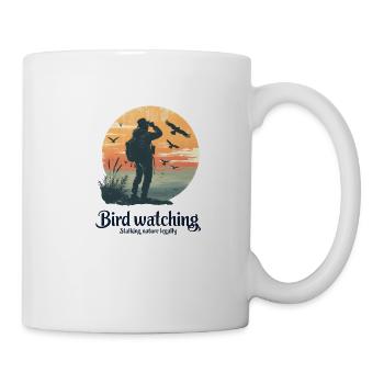 Bird Watching - Legally Stalking Nature - Mug - white - Right