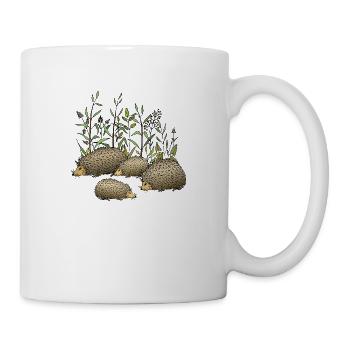 Igel - Tasse - Weiß - Rechts