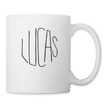 Lucas - Tasse - Weiß - Rechts