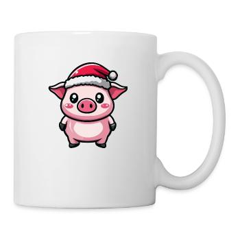 Pig Christmas - Mug - white - Right