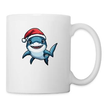 Shark Christmas - Mug - white - Right