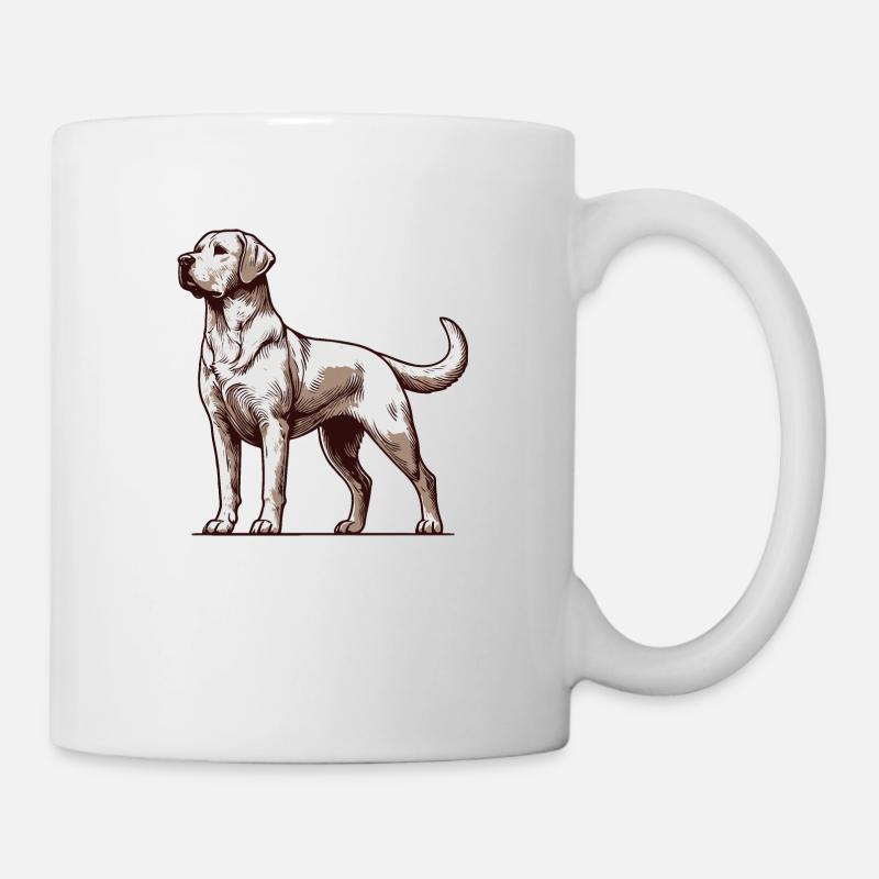 Labrador - Tasse - Weiß
