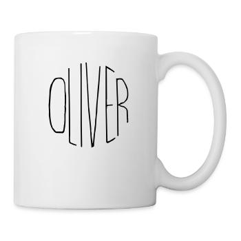 Oliver - Mug blanc - blanc - Droite