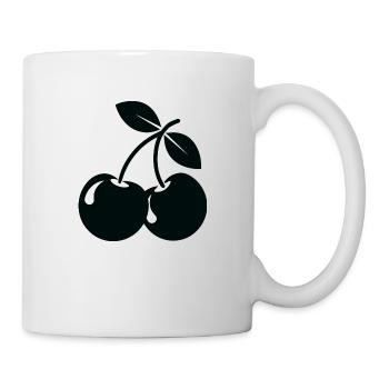 Cerises - Mug blanc - blanc - Droite
