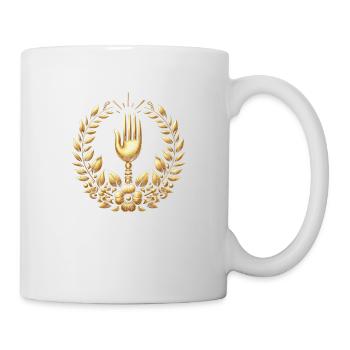 Gourmet Fork Logo - Mug - white - Right