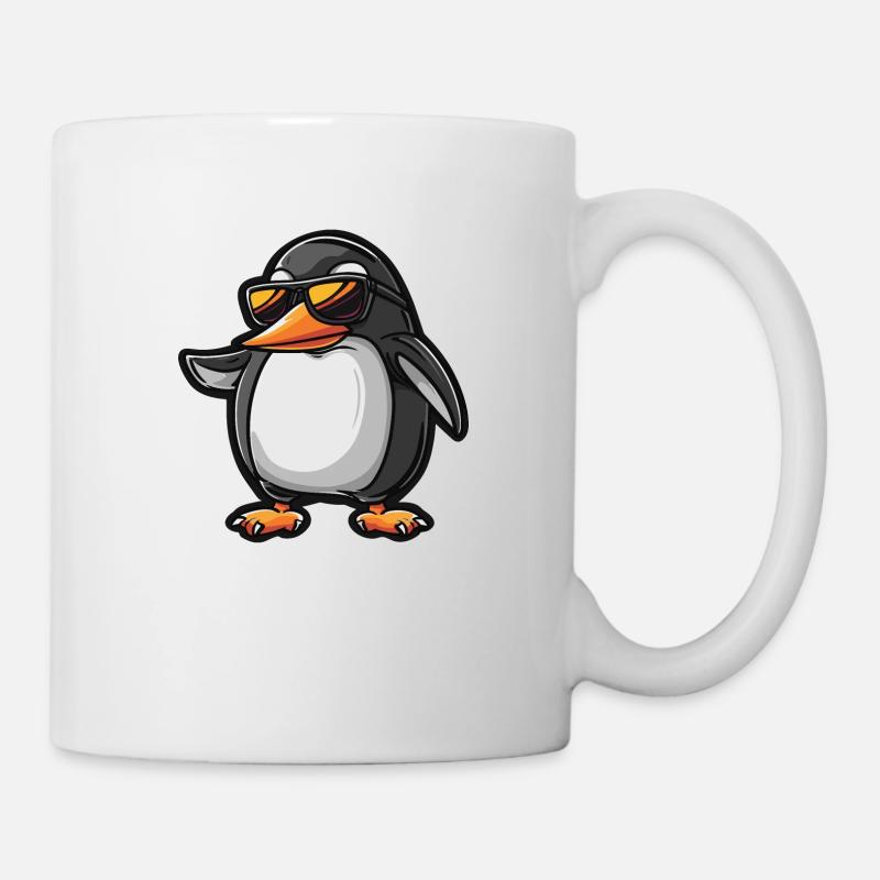 Penguin Comic Cool - Mug - white