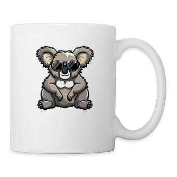 Koala Comic Cool - Tasse - Weiß - Rechts