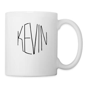 Kevin - Tasse - Weiß - Rechts