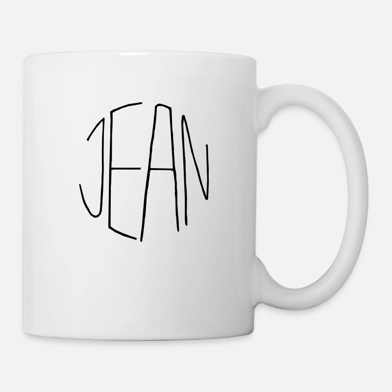 Jean - Mug blanc - blanc