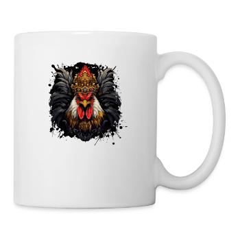 Rooster Crown Animal King - Mug - white - Right