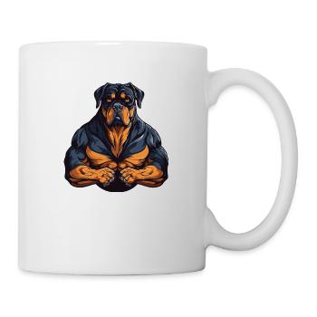 Dog Muscles Fitness - Mug - white - Right