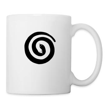 Yin-Yang Schlangen - Tasse - Weiß - Rechts