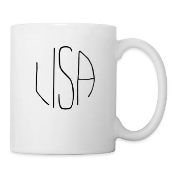 Lisa - Tasse - Weiß - Rechts