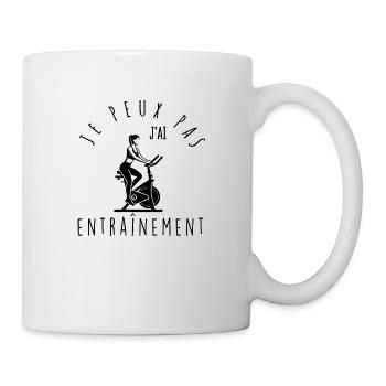 Ich kann nicht, ich habe Training. - Tasse - Weiß - Rechts