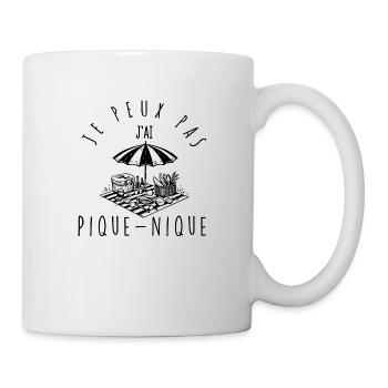 I can't, I have a picnic. - Mug - white - Right