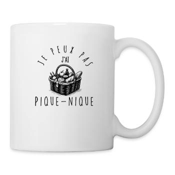 I can't, I have a picnic. - Mug - white - Right