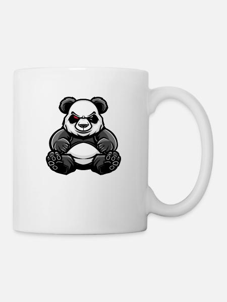 Panda Comic - Tasse - Weiß