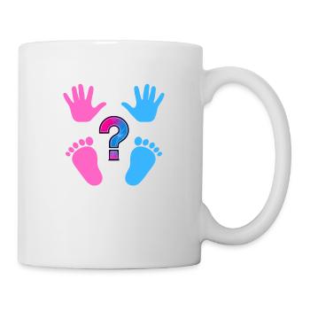 Mädchen oder Junge - Tasse - Weiß - Rechts