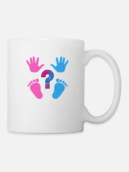 Fille ou garçon - Mug blanc - blanc