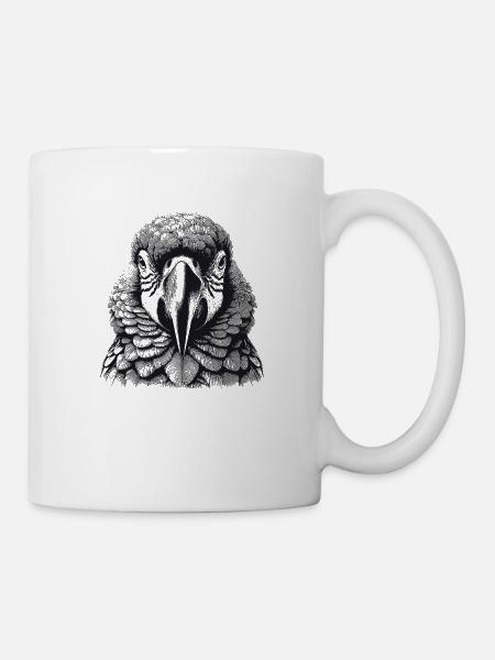 Papagei - Tasse - Weiß