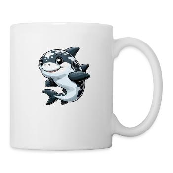 Happy shark - Mug - white - Right