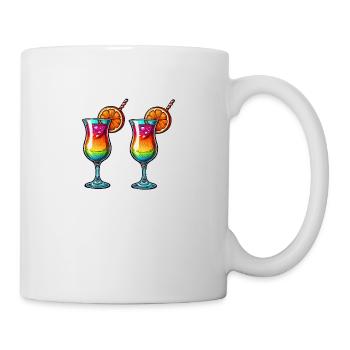 cocktails - Tasse - Weiß - Rechts