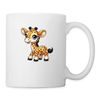 Girl giraffe - Mug - white - Right
