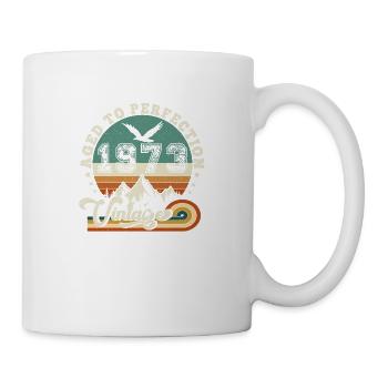 1974 Vintage Retro Jubiläum 1974.Auflage 2025. - Tasse - Weiß - Rechts