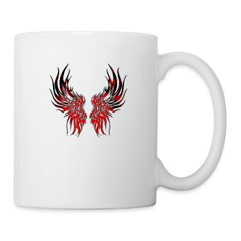 Ailes Dragon Anime Tête de dragon Mythical Reptile Magie - Mug blanc - blanc - Droite