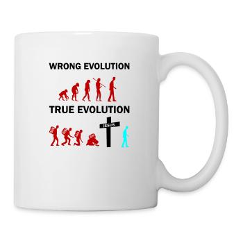 Jésus de la véritable évolution - Mug blanc - blanc - Droite
