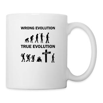 Jésus de la véritable évolution - Mug blanc - blanc - Droite