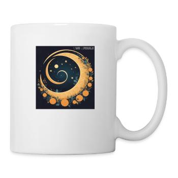 Two Spirals - Moon and Spirals 2 - Mug - white - Right