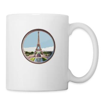 Eiffelturm - Tasse - Weiß - Rechts