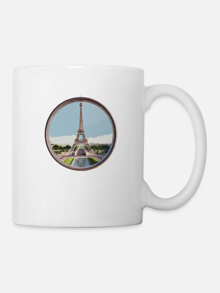 Eiffelturm - Tasse - Weiß