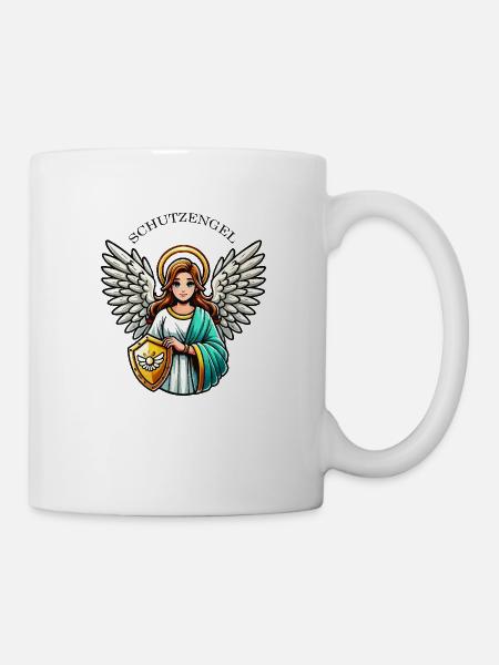 Ange Femme Ange Gardien - Mug blanc - blanc