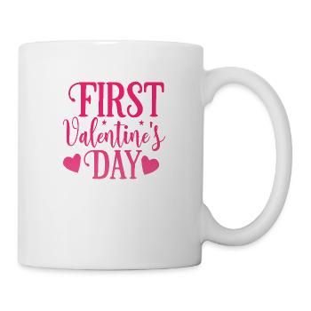 xoxo love you amore Flowers Women Valentine day 14 - Mug - white - Right