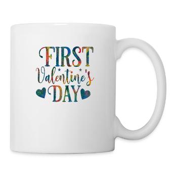xoxo love you amore Blumen Frauen Valentinstag 14 - Tasse - Weiß - Rechts
