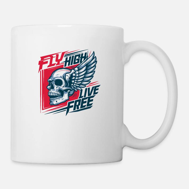 Fly high - Mug - white