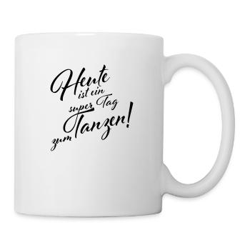 Aujourd’hui est un grand jour pour danser - Mug blanc - blanc - Droite