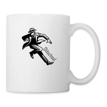 Messieurs des années 1930 - Design à l’ancienne - Mug blanc - blanc - Droite