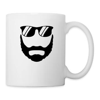 bart sonnenbrille - Tasse - Weiß - Rechts