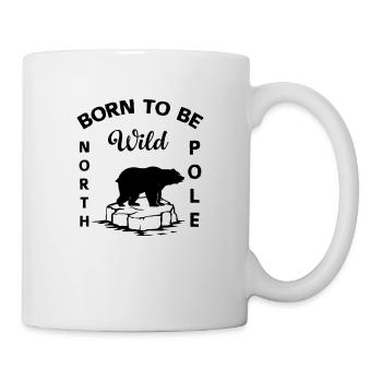 Eisbär Wildnis Antarktis - Tasse - Weiß - Rechts
