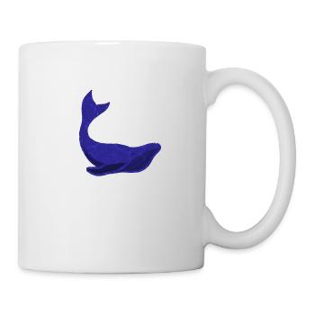 Blauwal - Tasse - Weiß - Rechts