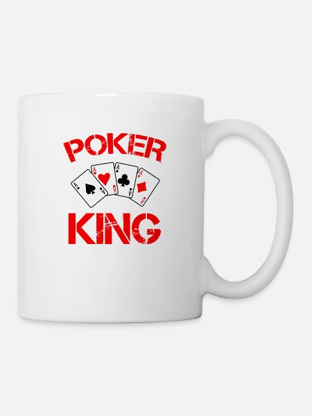 Roi du poker - Mug blanc - blanc