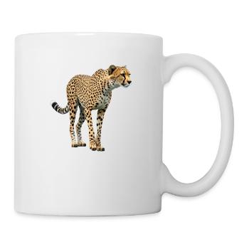 Gepard echt - Tasse - Weiß - Rechts