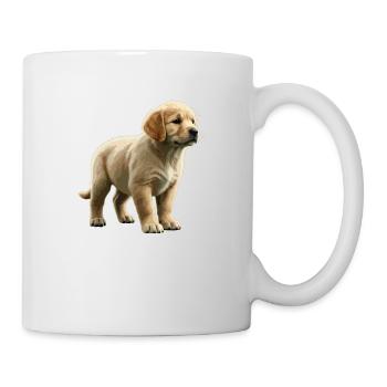 Golden retriever puppy - Mug - white - Right