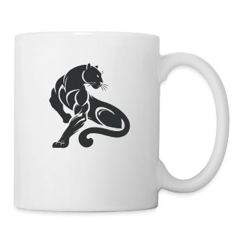 Panther Leopard - Tasse - Weiß - Rechts